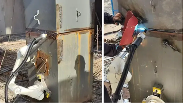 今年会jinnianhui(中国)协作机器人:建筑钢结构移动焊接机器人